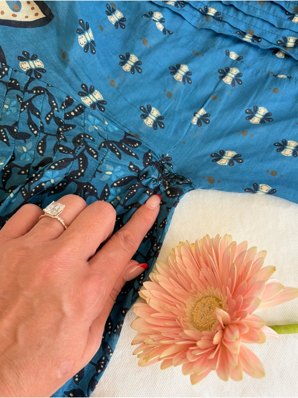 FARM Rio Teal Floral Maxi Dress - Picture 8 of 11